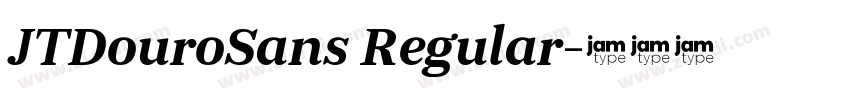 JTDouroSans Regular字体转换